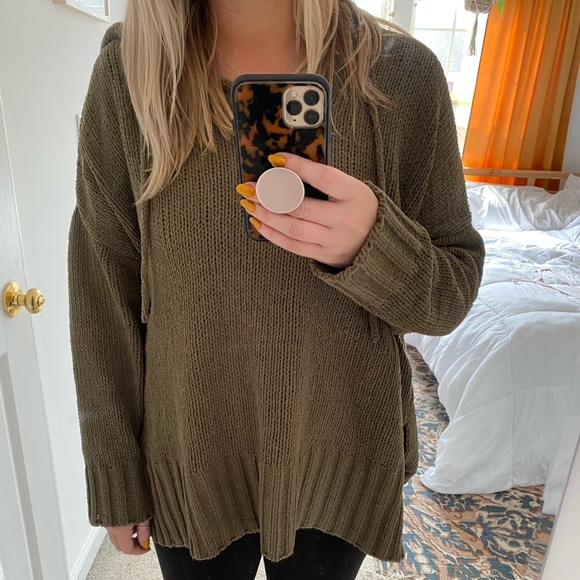 Aerie/American Eagle Chenille Hoodie - Picture 1 of 5